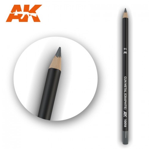 AK Watercolor Pencil Gun Metal (Graphite) AK10018